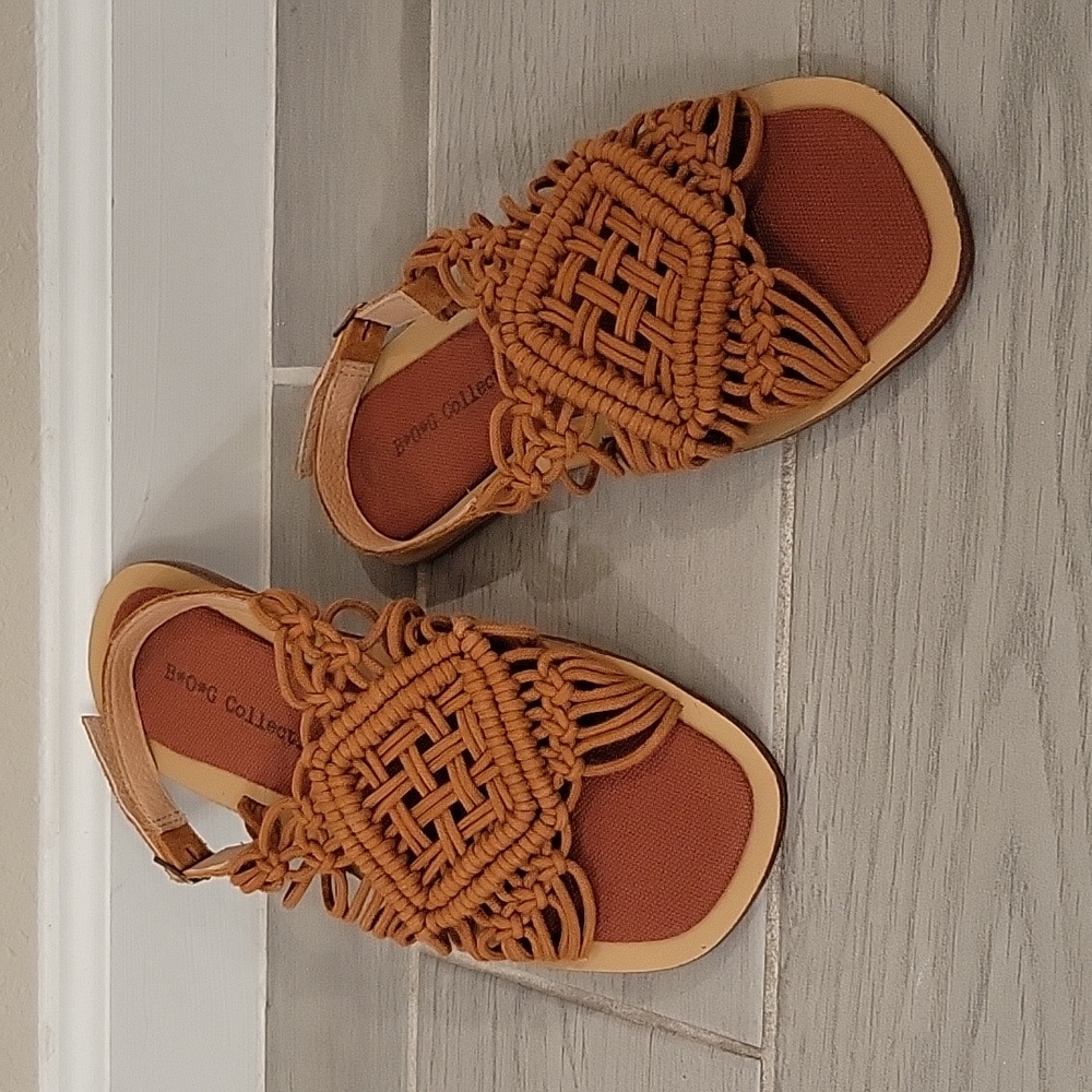 B.O.G Collective Terracota Sandals size 7